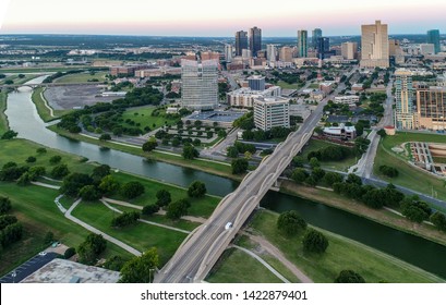 Downtown Fort Worth Aerial View