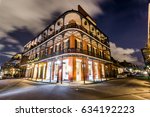 Downtown French Quarters New Orleans, Louisiana at Night