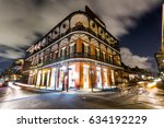 Downtown French Quarters New Orleans, Louisiana at Night