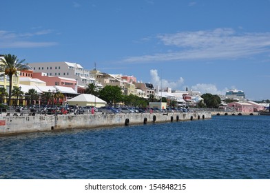 Downtown Hamilton In Bermuda