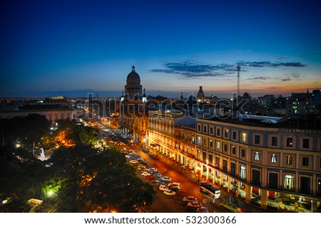 Downtown Havana at Night