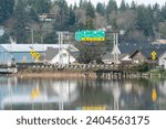 Downtown Hoquiam Washington USA 2023