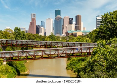 Downtown Houston And Buffalo Bayou