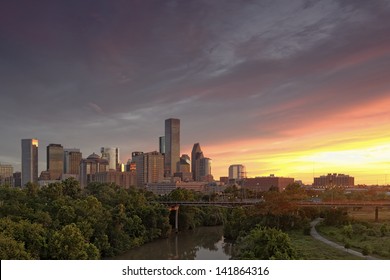 Downtown Houston From US 59