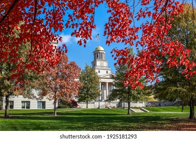 Downtown Iowa City In Autumn