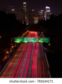 Downtown LA - Traffic - Freeway 110