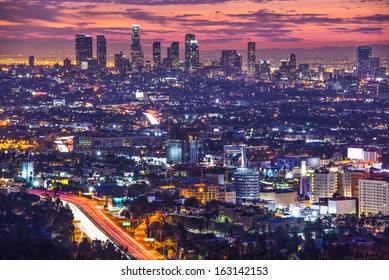 Downtown Los Angeles, California, USA skyline at dawn. - Powered by Shutterstock