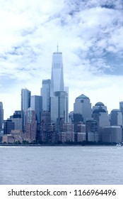 Downtown Manhattan From Hoboken Pier.