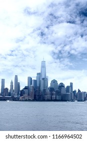 Downtown Manhattan From Hoboken Pier.