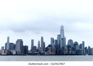 Downtown Manhattan From Hoboken Pier.