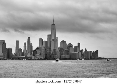 Downtown Manhattan From Hoboken Pier.