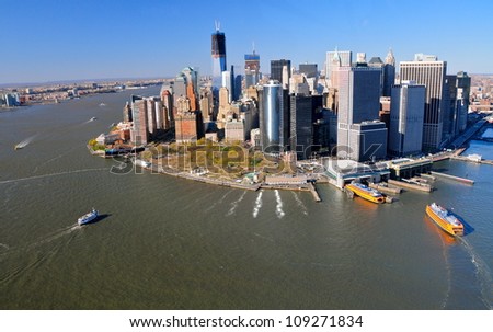 Similar – Image, Stock Photo Skyline Manhattan and Central Park, New York