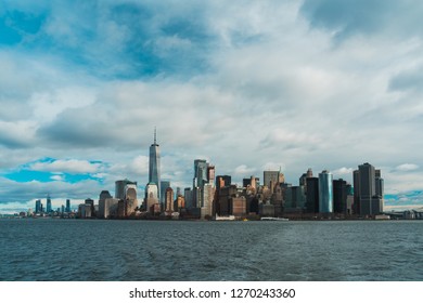 downtown Manhattan skyline - Shutterstock ID 1270243360