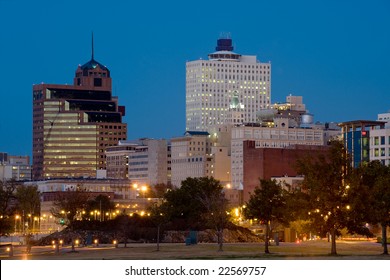 Downtown Of Memphis, TN From Tom Lee Park