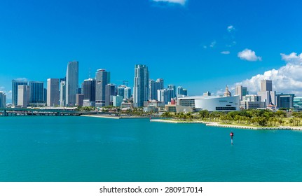 Downtown Of Miami, Florida, USA