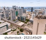 Downtown Miami views of courthouses federal