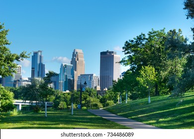  Downtown  Minneapolis From West River Park