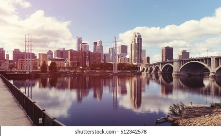 Downtown Of Minneapolis.Minnesota