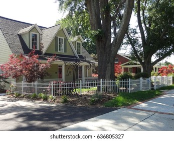 Downtown Neighborhood In Cary, North Carolina