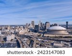 Downtown New Orleans and the Superdome