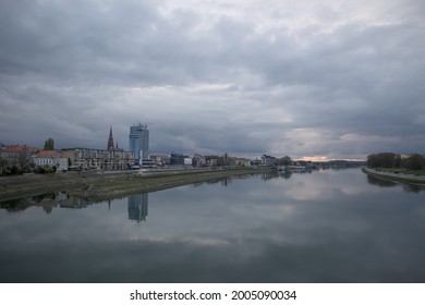 Downtown Of Osijek City In Croatia