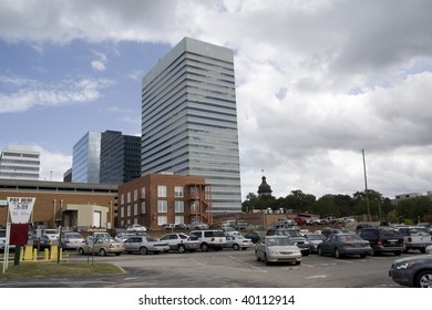 Downtown Pay Parking Lot In Columbia SC