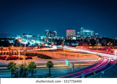 Downtown Phoenix, Arizona at Night