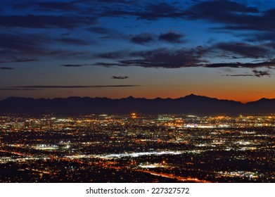 Downtown Phoenix At Dusk