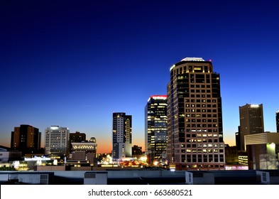 Downtown Phoenix At Dusk