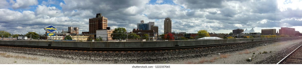 Downtown Pontiac, MI. October 5, 2014