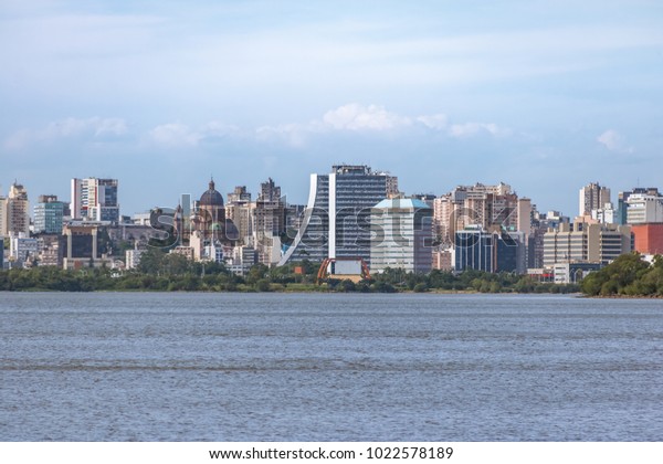 Downtown Porto Alegre Guaiba River Porto Stock Photo Edit Now Downtown Porto Alegre Guaiba River Porto Stock Photo Edit Now