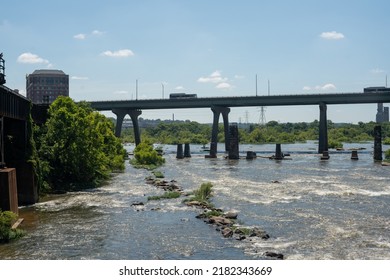 Downtown Richmond Virginia James River Walk Stock Photo 2182343669 ...