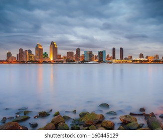 Downtown San Diego At Night