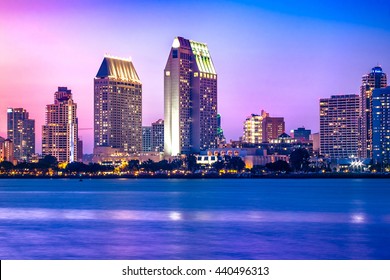 Downtown San Diego Sunset California Usa Stock Photo (Edit Now) 440496313