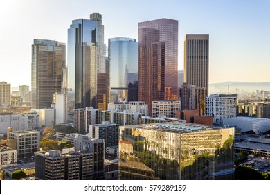 Downtown Skyline Los Angeles, California, USA - Shutterstock ID 579289159