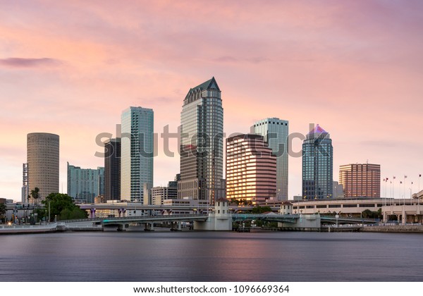Downtown Tampa Florida\
Sunset Cityscape
