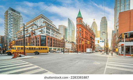 Downtown Toronto city skyline, cityscape of Ontario in Canada  - Powered by Shutterstock