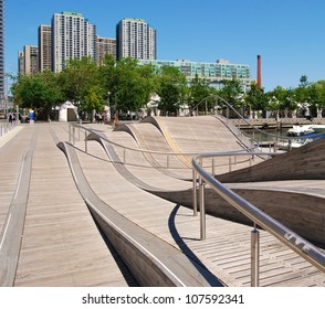 Downtown Toronto Waterfront In Canada