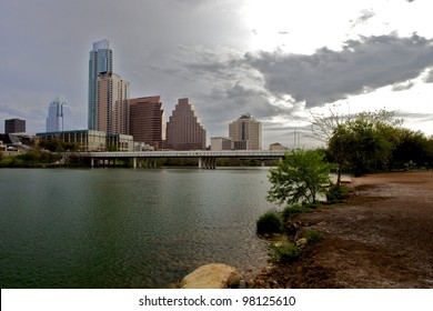 Downtown View From Zilker Park