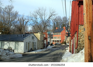 Downtown Waterford, A Small Town In Virginia America, USA