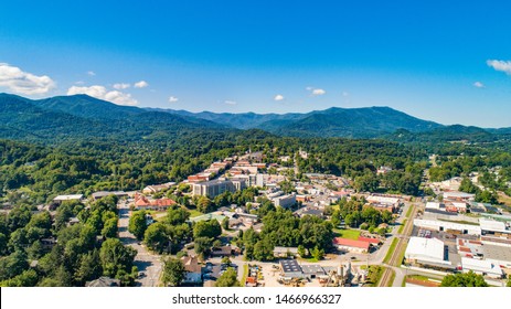 Downtown Waynesville North Carolina NC Skyline.