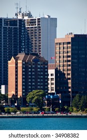 Downtown Windsor On River