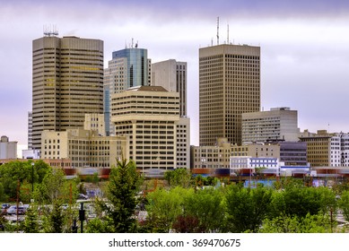 Downtown Winnipeg, Buildings and skyline