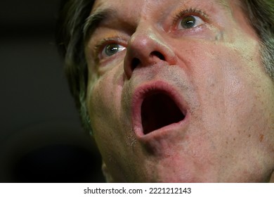 Dr. Mehmet Oz, Republican Candidate For U.S. Senate Speaks During A Rally In Bensalem, PA, USA On November 1. 2022.