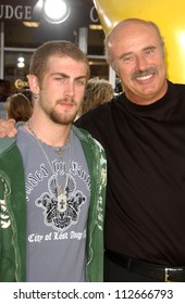 Dr. Phil McGraw And Son At The World Premiere Of 