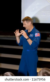 Dr Piers Sellers, Earth Scientist And NASA Astronaut Talking To Rocky Mountain High School Students During Colorado Global Climate Conference,Fort Collins, April 18. 2008