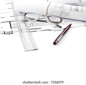 Draft Home Plans With A Pen And Ruler