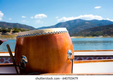 Dragon Boat Drum Close Up.