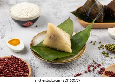 Dragon Boat Festival Chinese food rice dumpling,zongzi  - Shutterstock ID 2134660759