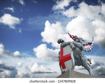 The Dragon Boundary Marks Are Cast Iron Statues Of Dragons On Metal Or Stone Plinths That Mark The Boundaries Of The City Of London. 